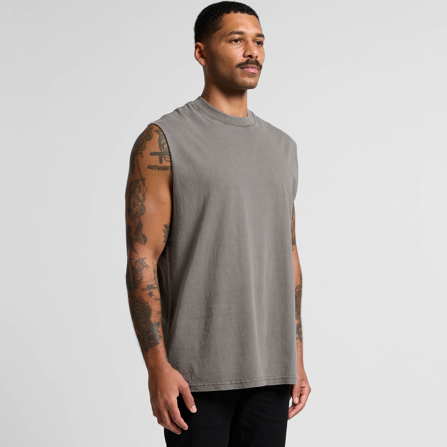 MENS HEAVY FADED TANK - 5084