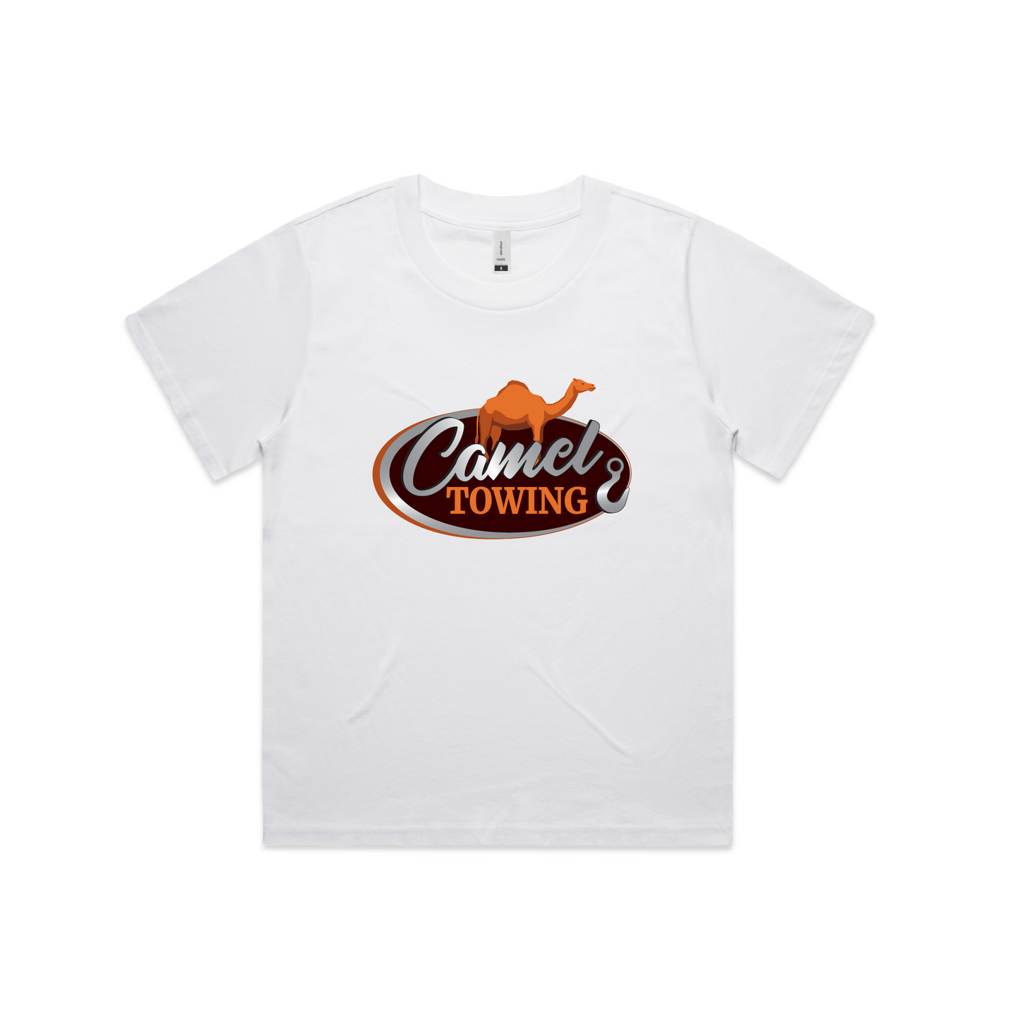 WOMENS CAMEL TOWING TEE WHITE