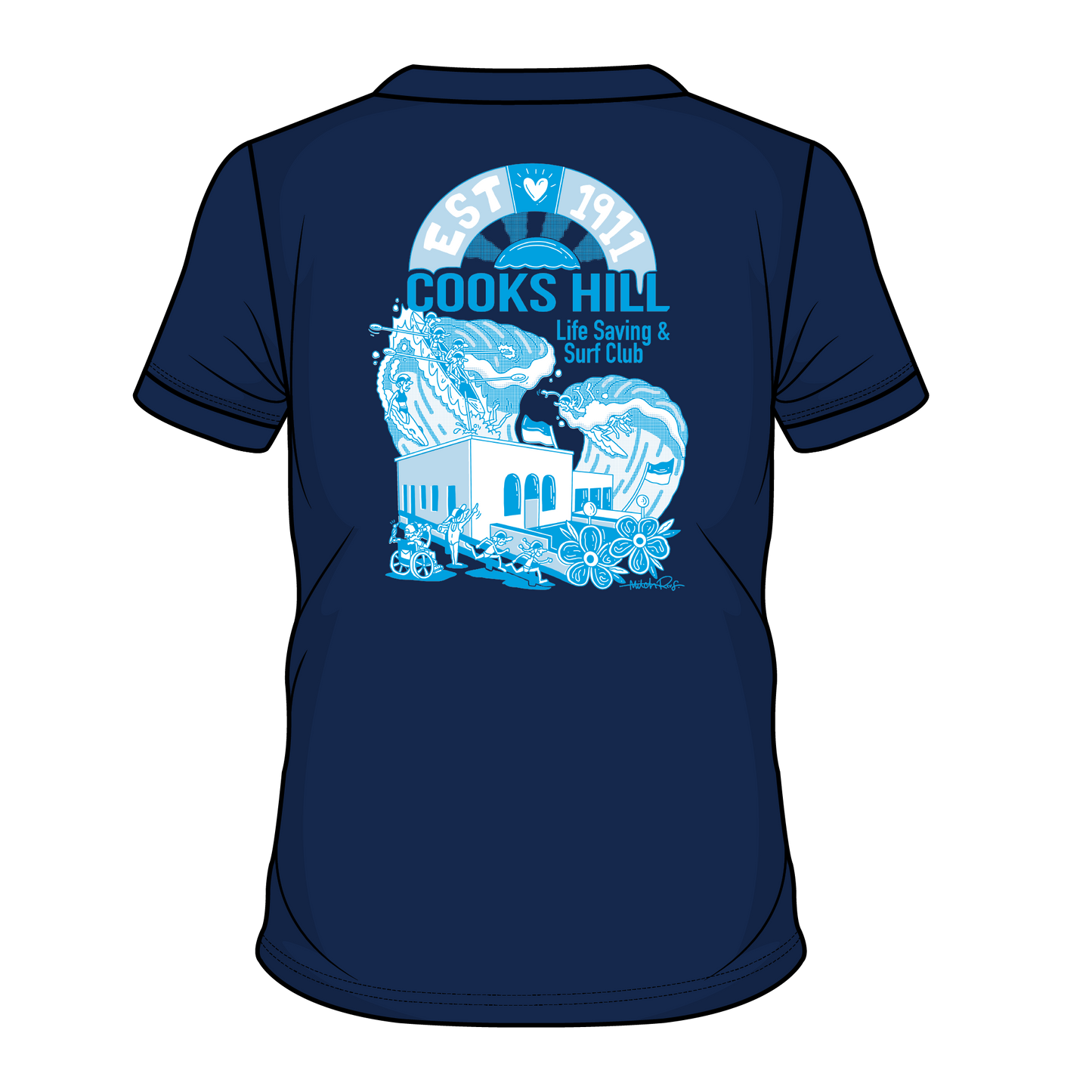 KIDS Mitch Revs Tee X COOKS HILL SLSC