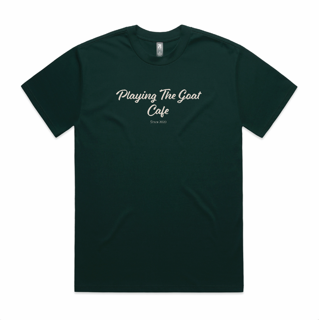 Goat Tee (Pine Green W/Cream)