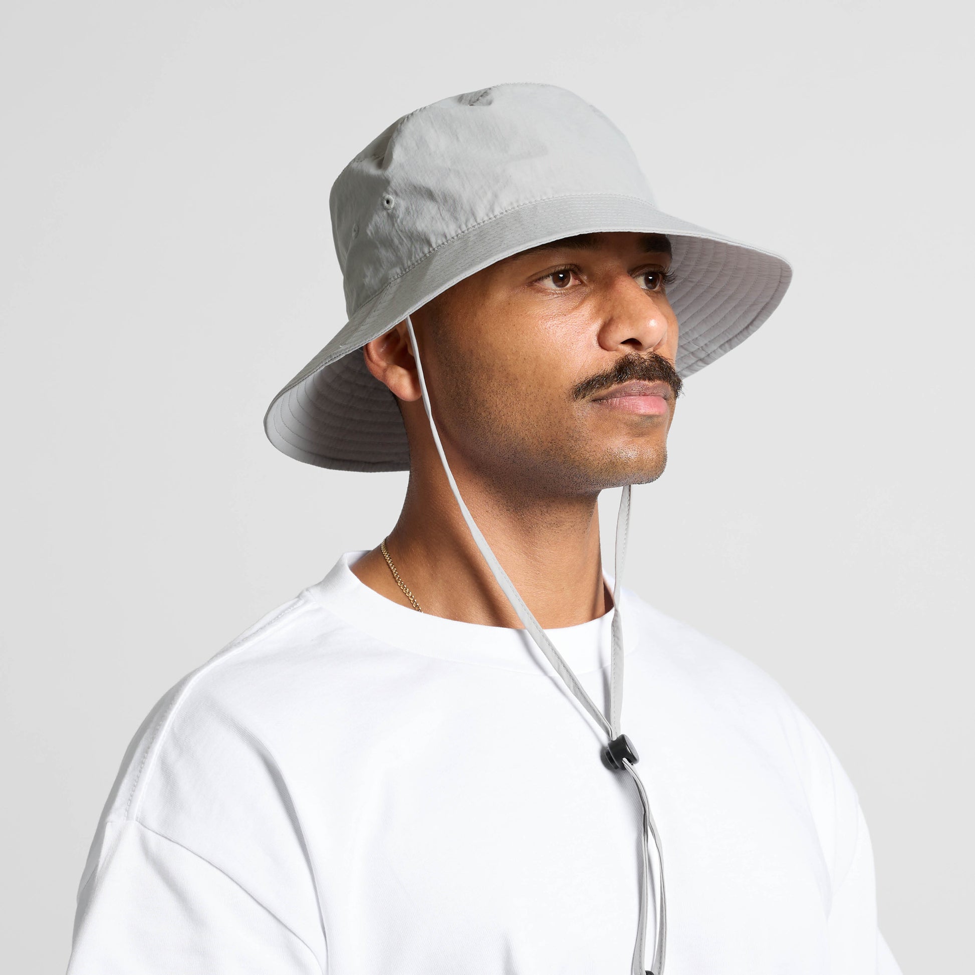NYLON WIDE BRIM BUCKET HAT 1174