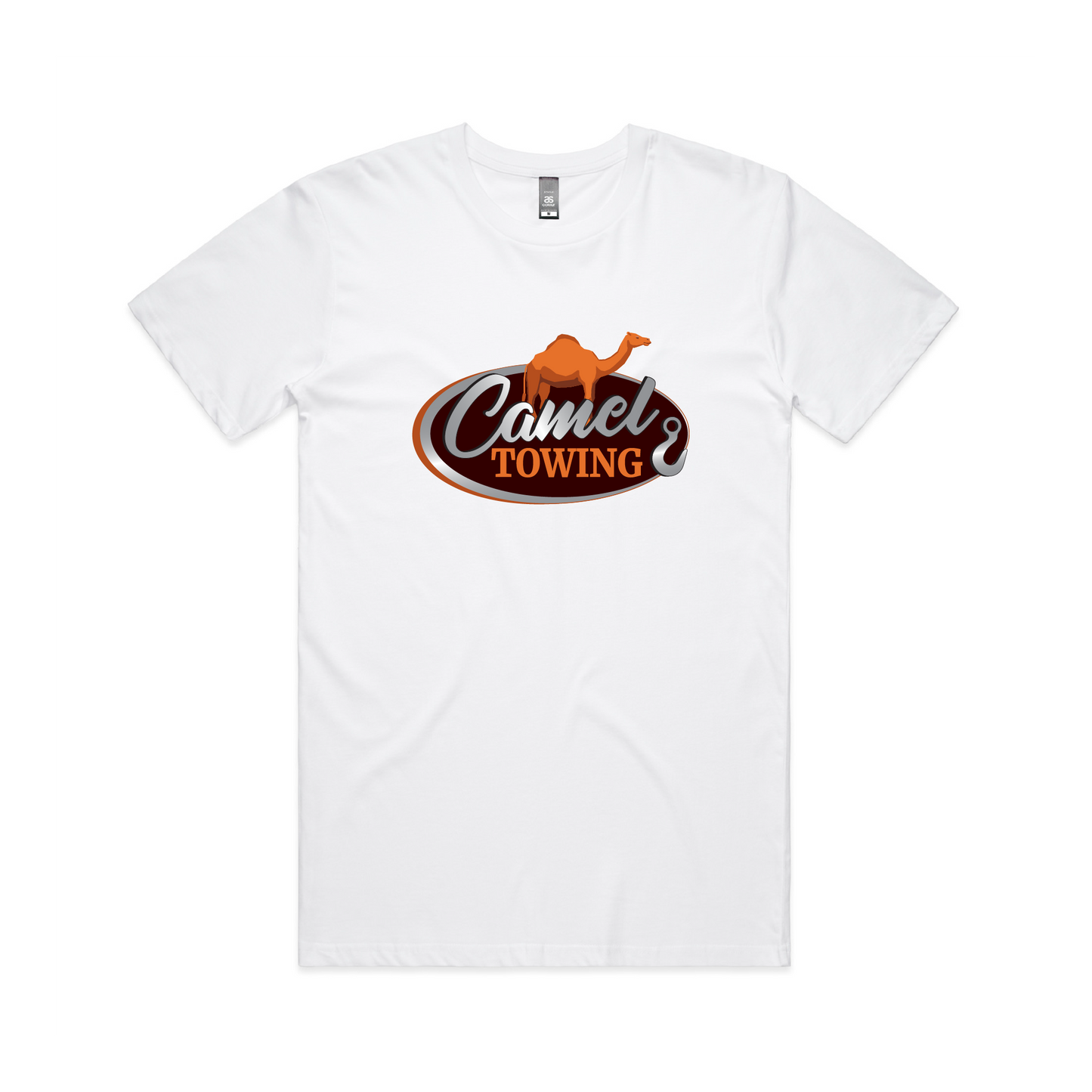 MENS CAMEL TOWING TEE WHITE